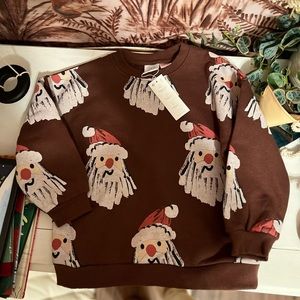 Zara Santa Christmas sweater